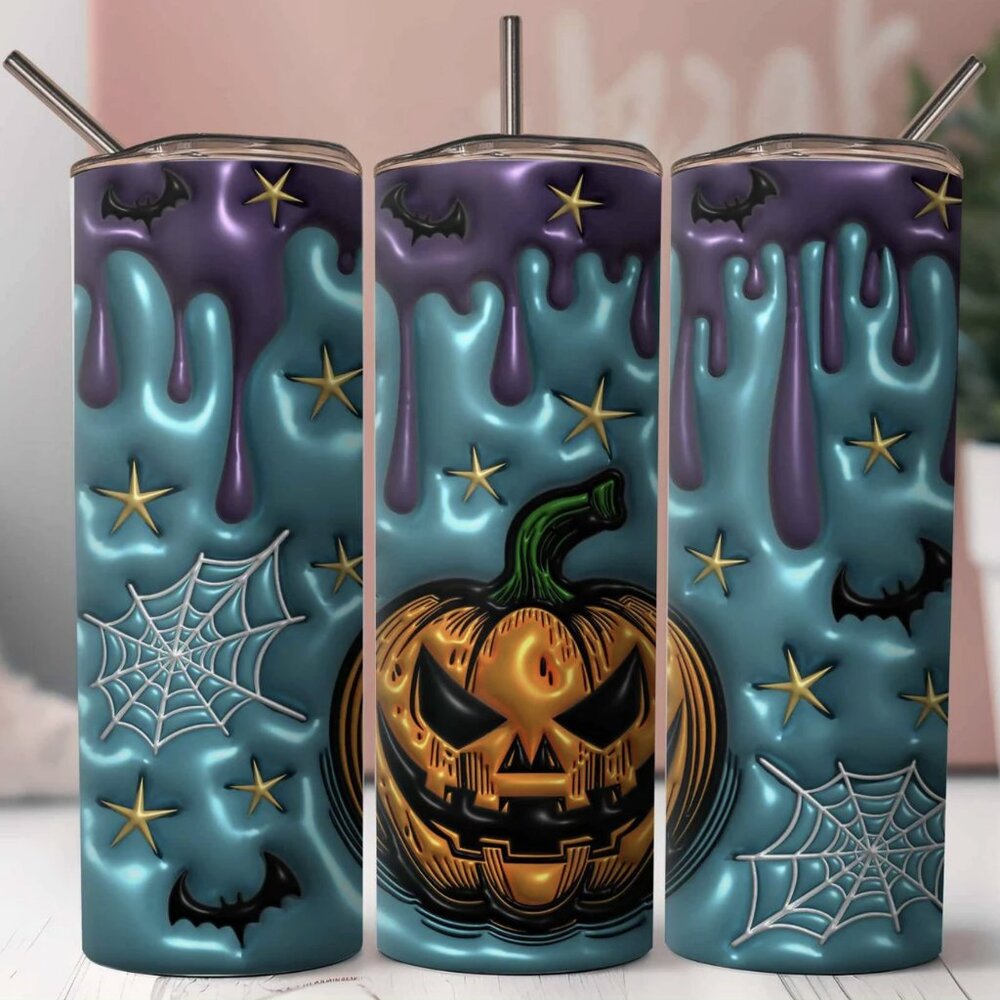 Spooky Halloween 3D 20 oz Tumbler